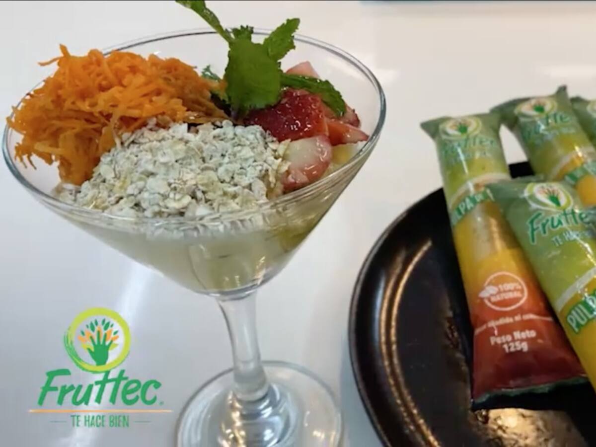 Parfait con frutos secos