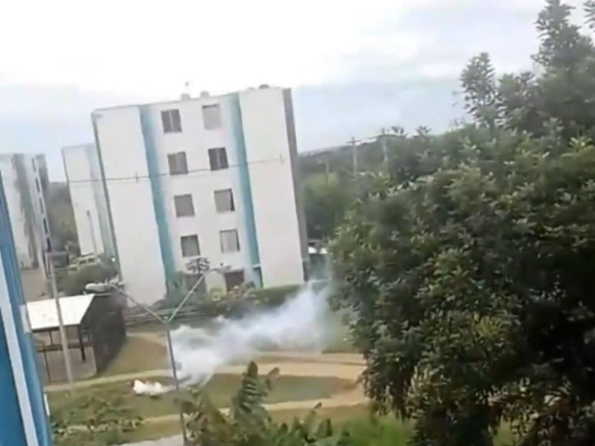 Asonada contra la Policía en Jamundí deja un uniformado herido y dos detenidos