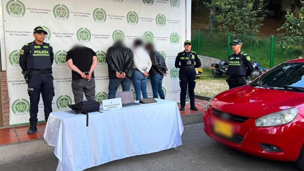 Cuatro personas capturadas en Bogotá tras hacerse pasar por funcionarios de la SIJIN