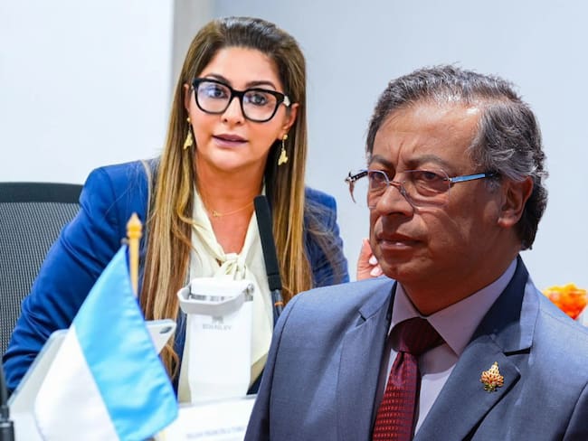 Gobernadora del Tolima y presidente Petro. Foto: Getty Images.