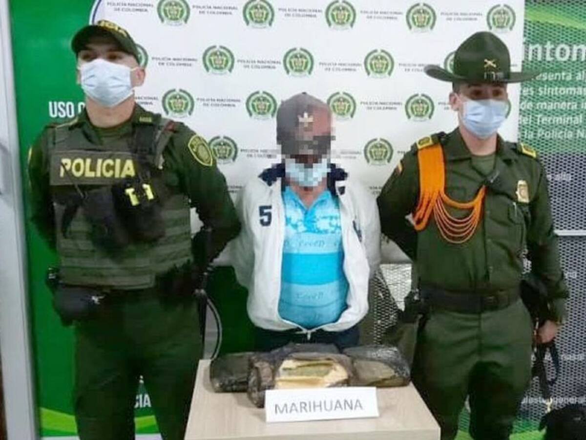 Cargamento de droga incautado en la Terminal de Ibagué