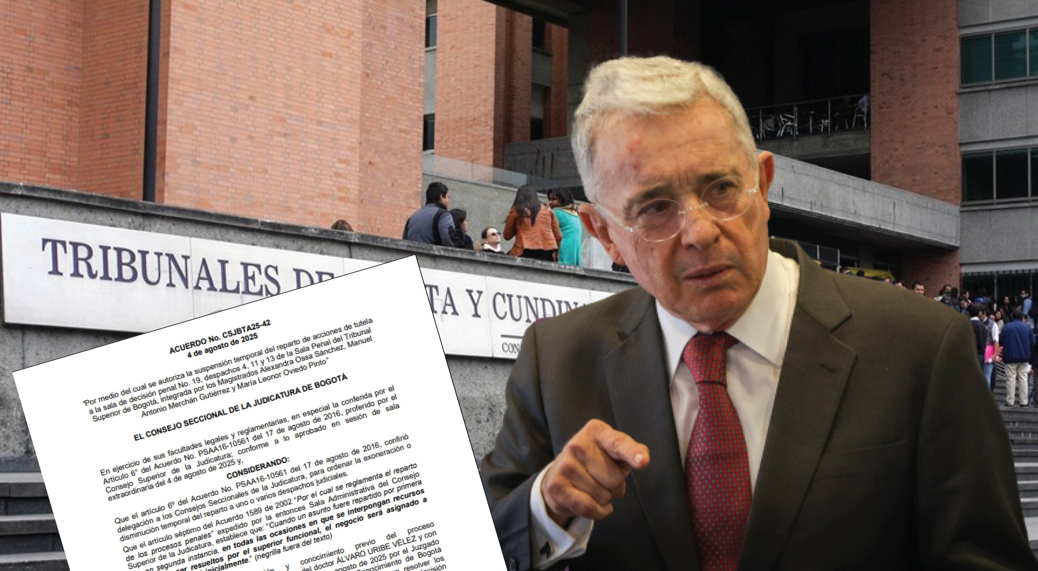 Álvaro Uribe y el Tribunal Superior de Bogotá