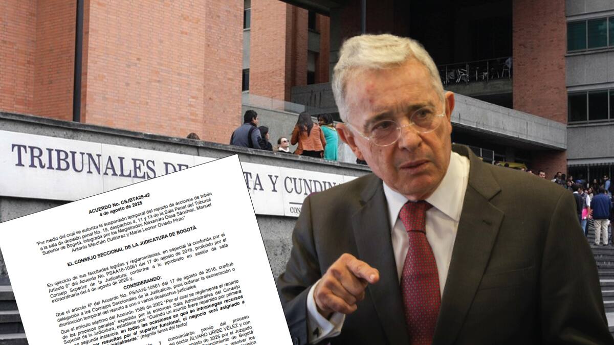 Rama Judicial autoriza a una Sala del Tribunal para que se dedique solo al caso Uribe