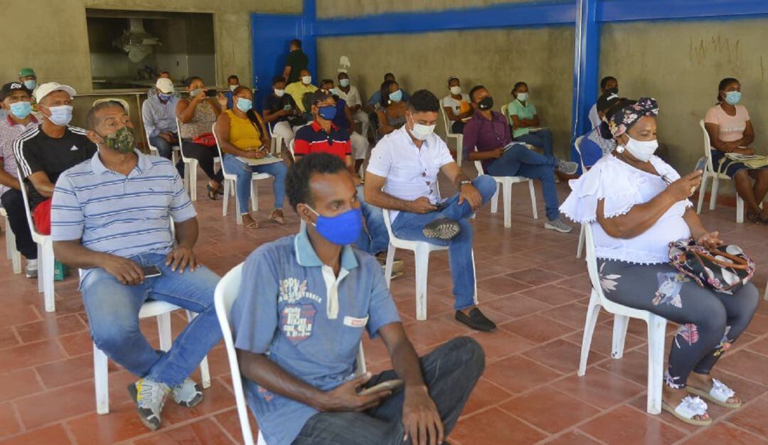 El encuentro se realizó en la Institución Educativa de Bayunca