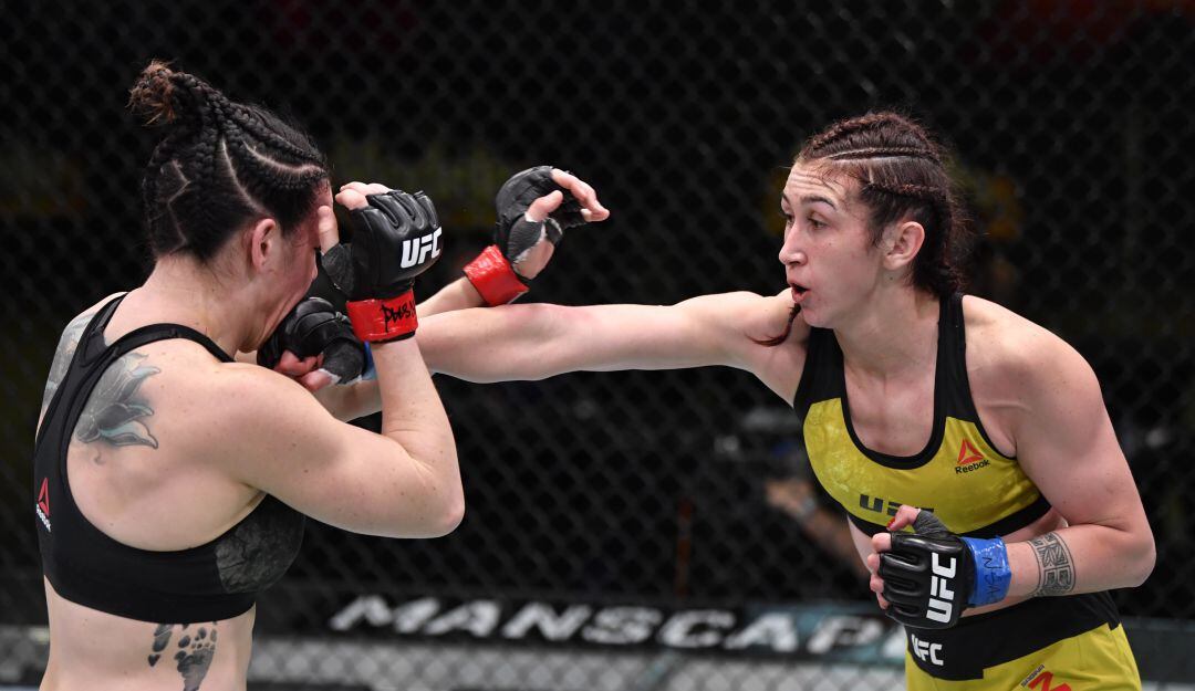 Sabina Mazo debutó en la categoría Peso Gallo del UFC.