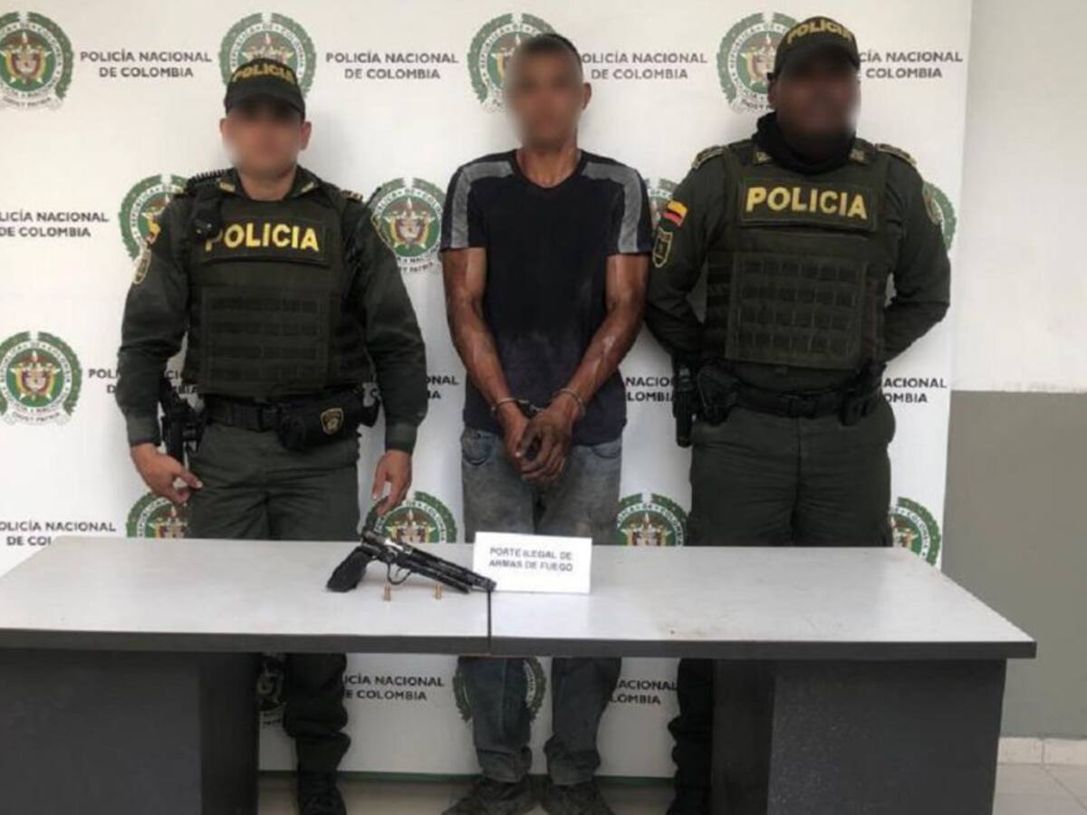 Cayó ‘El Gringo’ por portar un arma de fuego “hechiza” en Cartagena