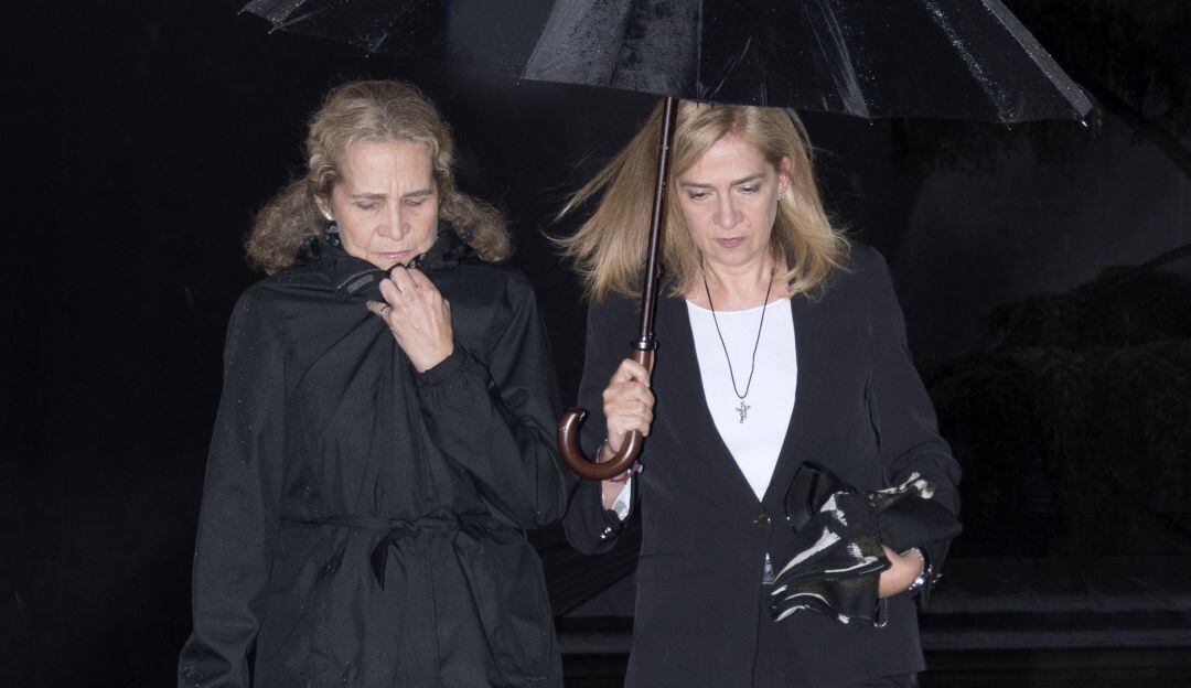 Las hijas del rey Juan Carlos I, Elena y Cristina.