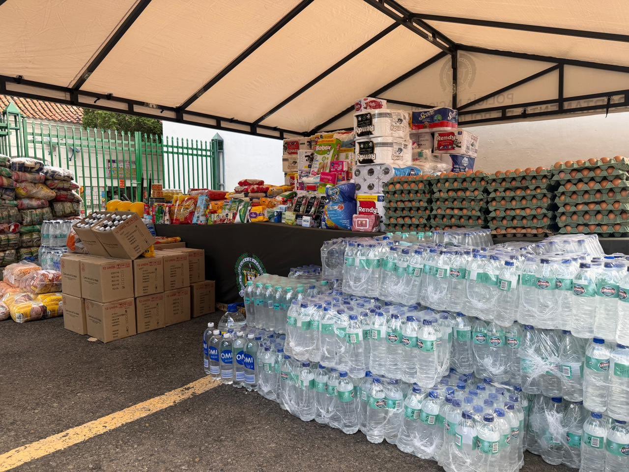 Donaciones en campaña "Juntos por Venezuela" /Foto Policía Nacional