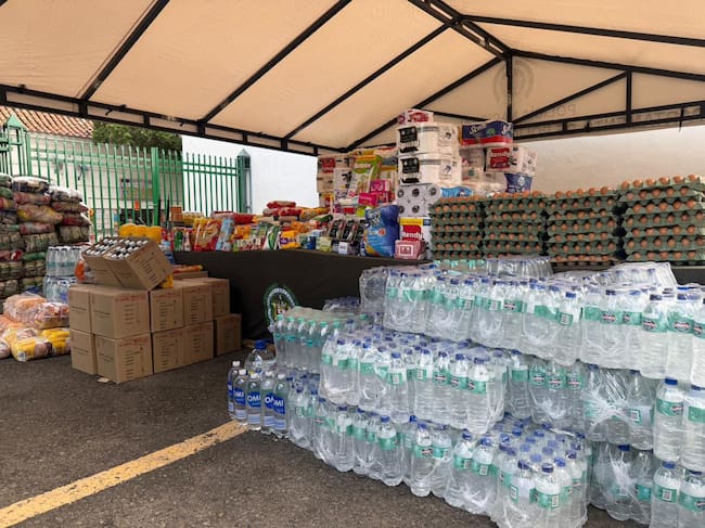 Donaciones en campaña "Juntos por Venezuela" /Foto Policía Nacional
