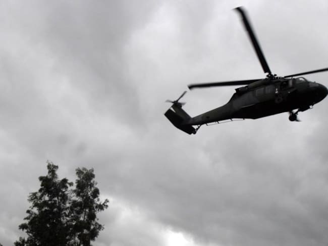Disidentes de las Farc impactaron helicóptero que transportaba a militares en Nariño