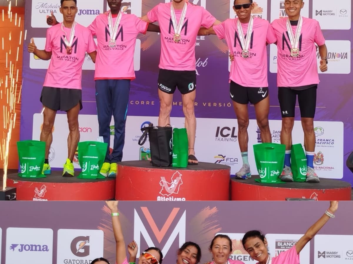 Cerca de 10.000 corredores protagonizaron la tercera edición de la Maratón del Valle 2026