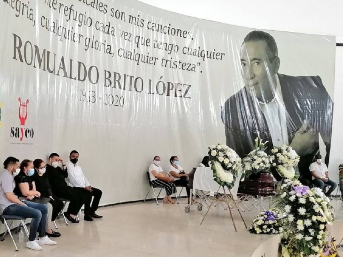 Velan cuerpo de Romualdo Brito en Valledupar