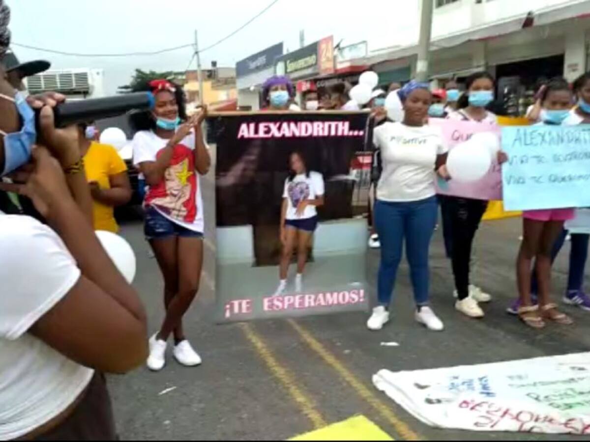 Comunidad de Bayunca protestó para exigir resultados en caso de Alexandrith