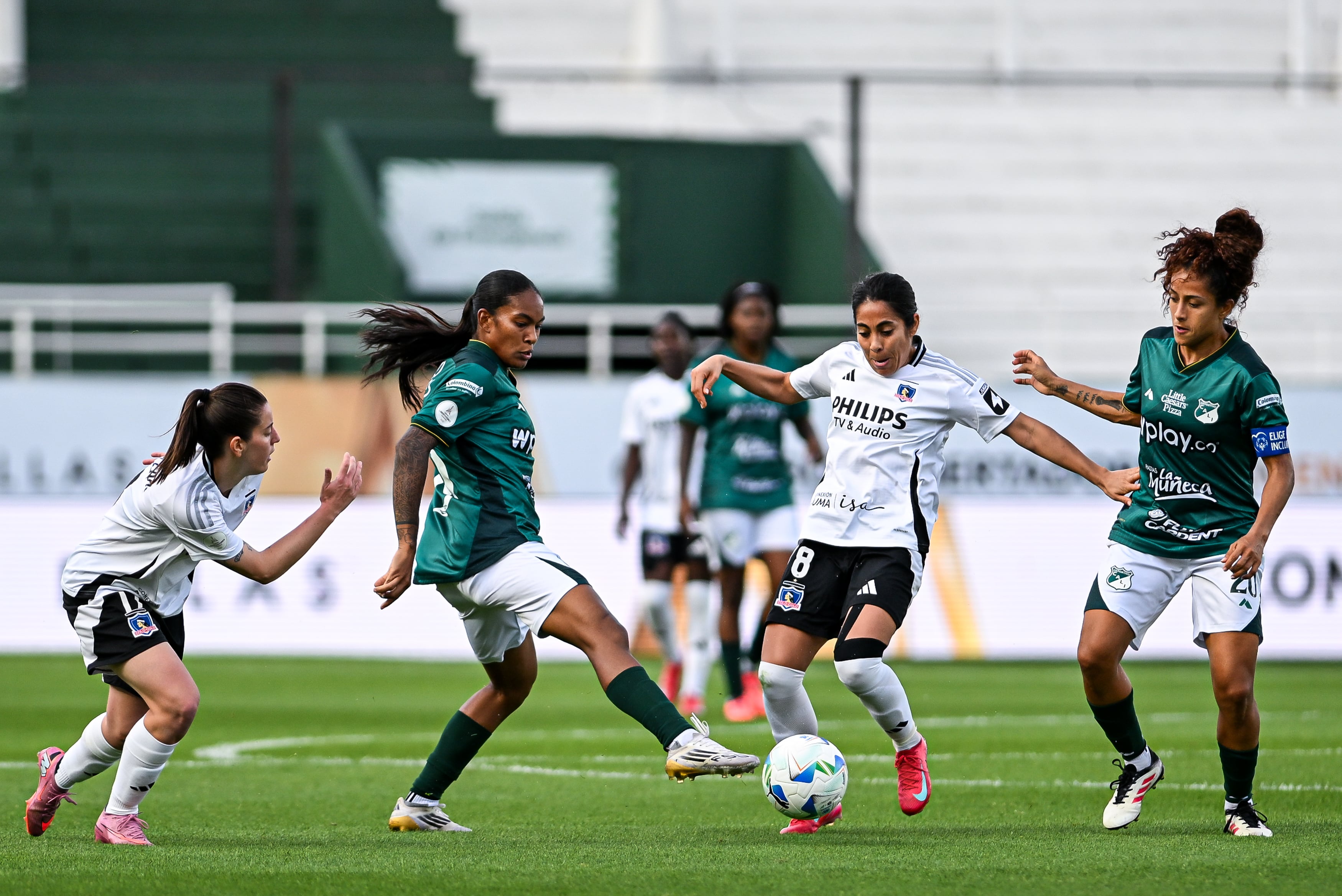 Deportivo Cali vs. Colo-Colo en la semifinal de la Copa Libertadores Femenina 2025 / CONMEBOL