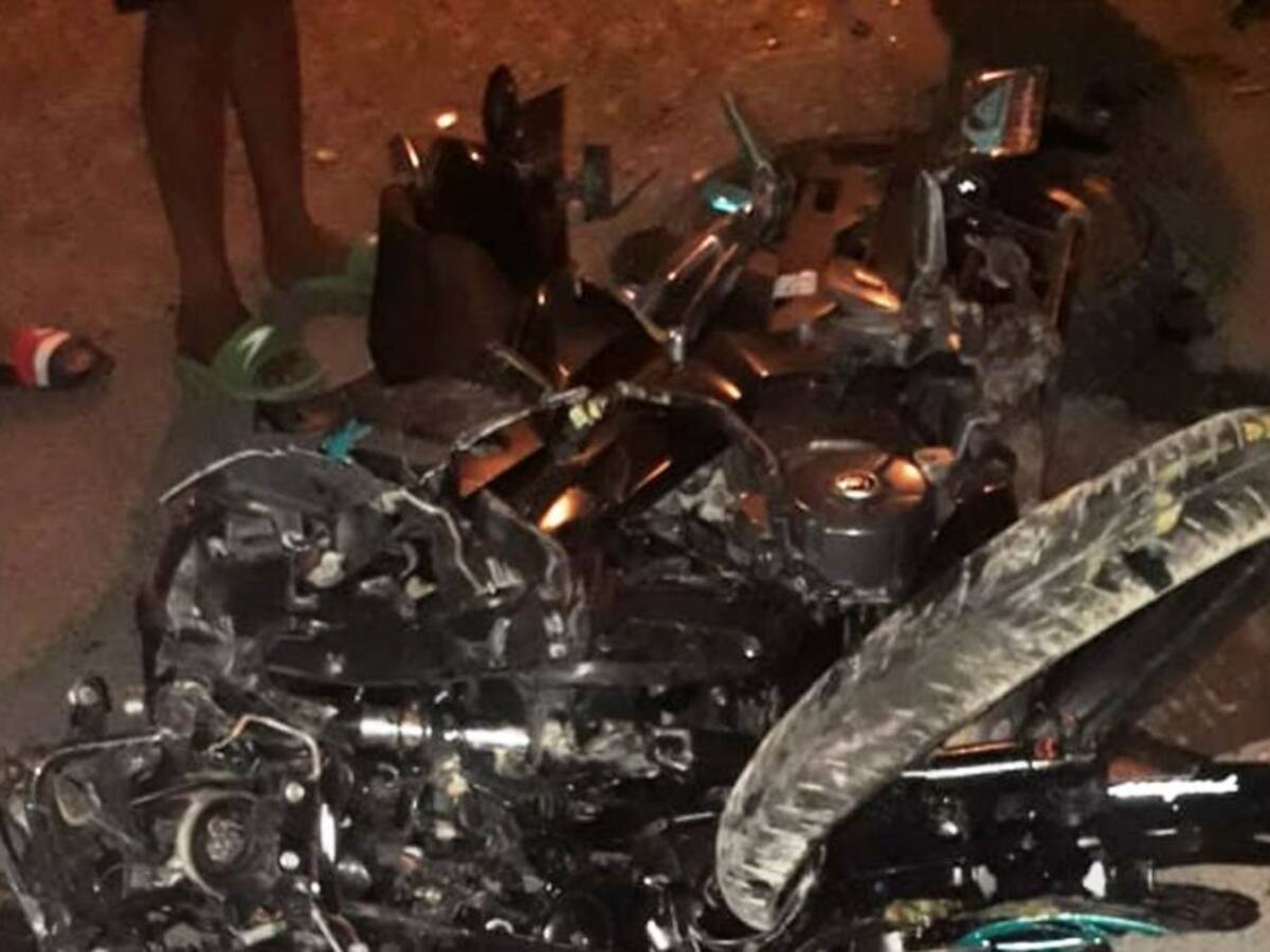 Dos muertos tras accidente de tránsito en el barrio Olaya de Cartagena