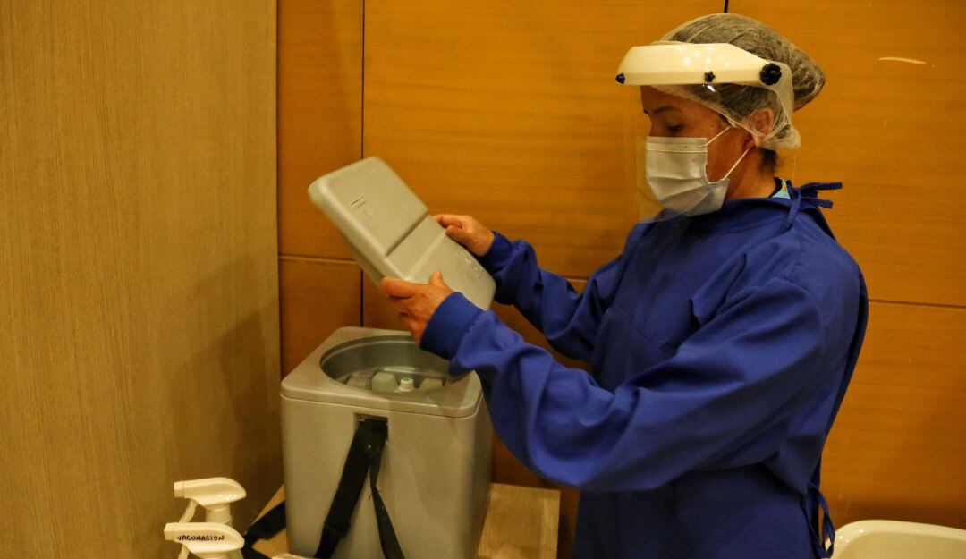 Punto de vacunación Compensar EPS 