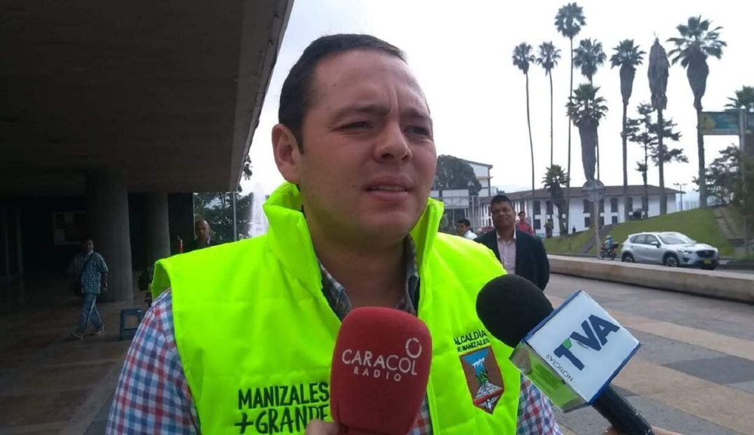 Carlos Mario Marín Correa, alcalde de Manizales