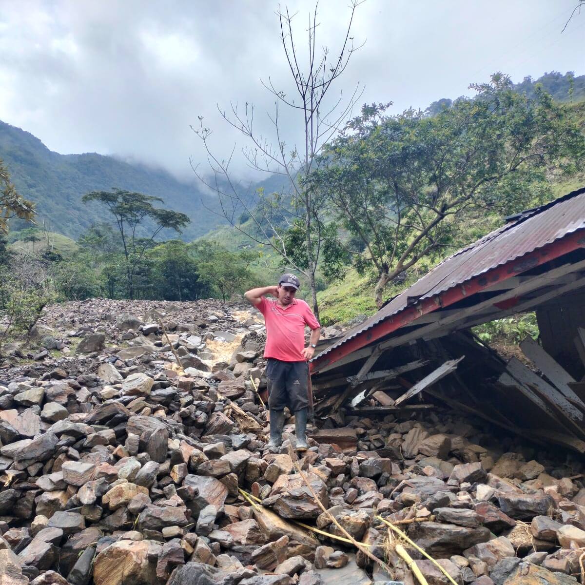 Lluvias causan serías afectaciones en la vía Pensilvania- Arboleda en Caldas