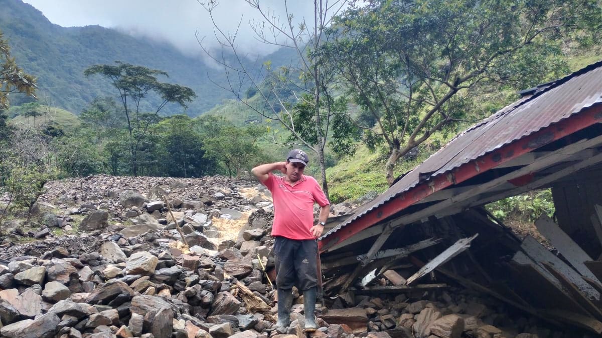 Lluvias causan serías afectaciones en la vía Pensilvania- Arboleda en Caldas