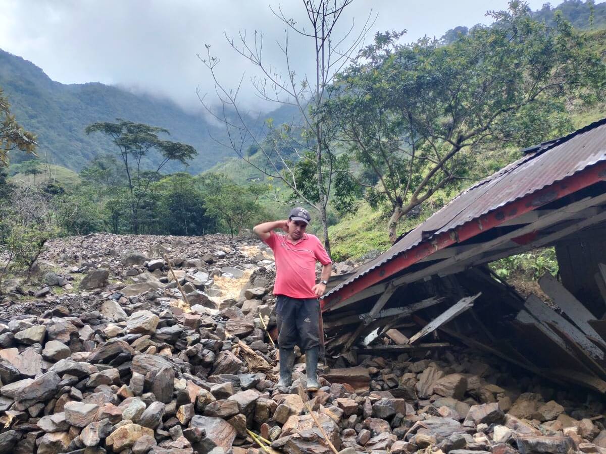 Lluvias causan serías afectaciones en la vía Pensilvania- Arboleda en Caldas