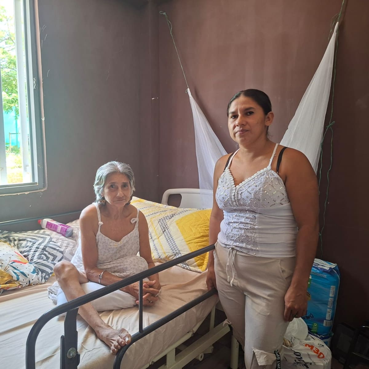 Ligia perdió una de sus extremidades por el terremoto en Quimbaya, Quindío. Clama atención en salud