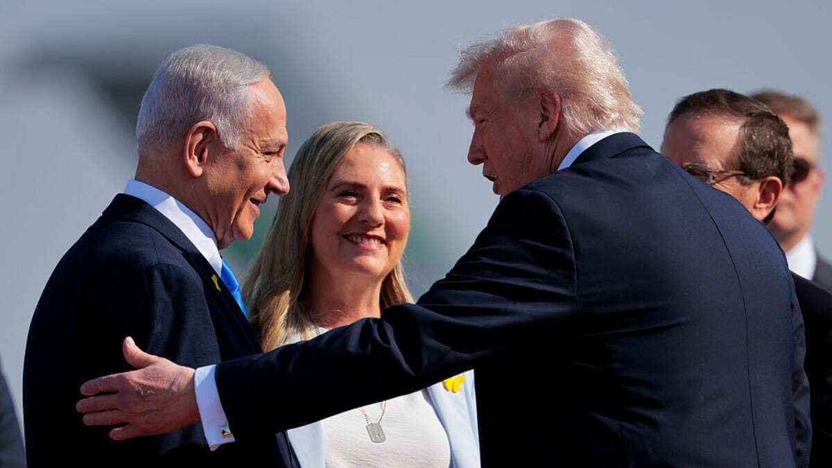 Donald Trump pide que se indulte al primer ministro de Israel Benjamín Netanyahu