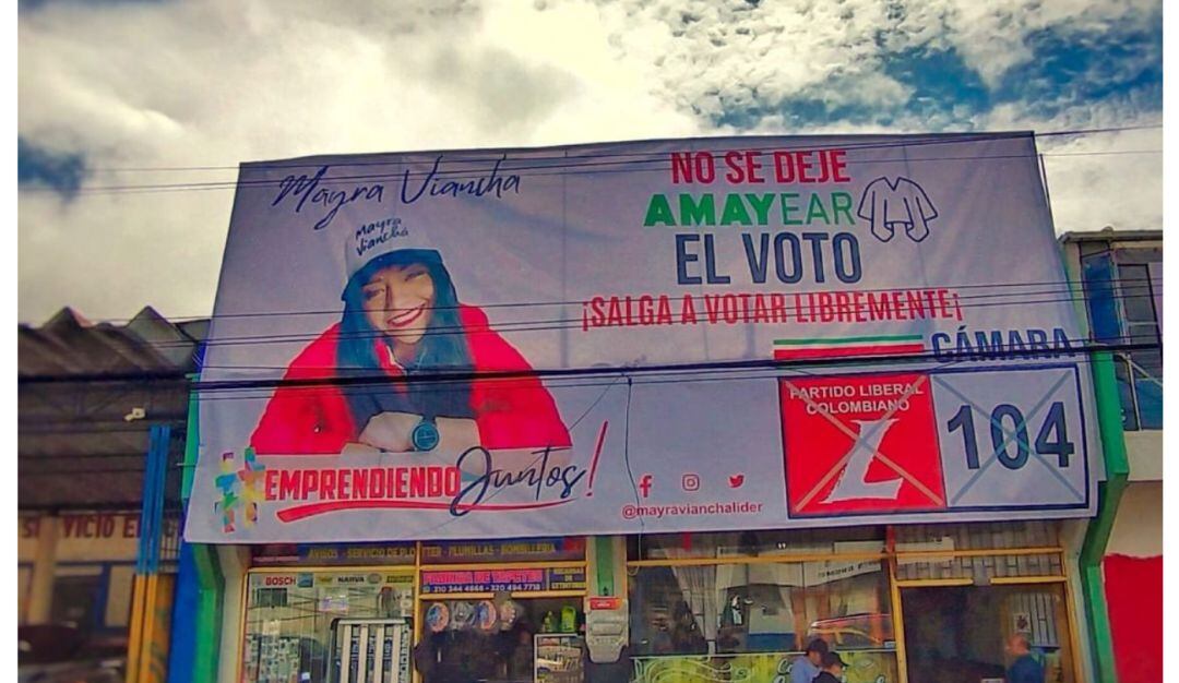 Valla partido Liberal 