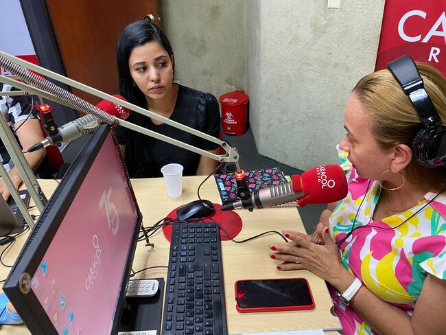 Julieth Cano, corresponsal de Caracol TV en Norte de Santander.