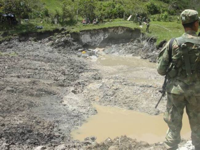 Redada contra la minería ilegal en Antioquia deja 13 capturados