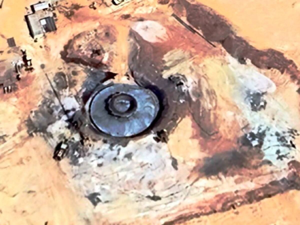 ¿Un OVNI? Desmienten inquietante imagen de Google Maps en el Desierto del Sahara