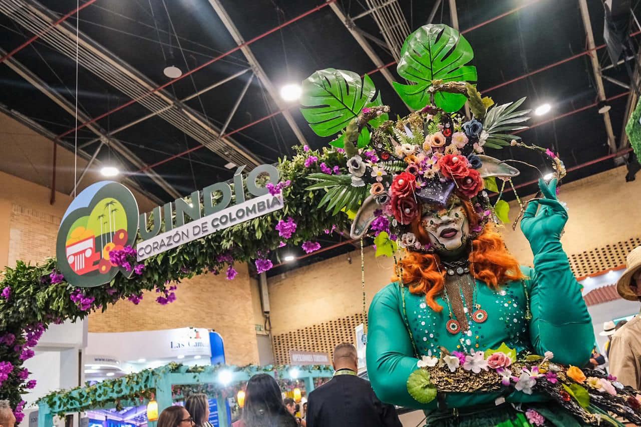 15.000 Visitantes tuvo el stand del Quindío en la vitrina turística de Anato en Bogotá. Foto Cortesía Gobernación del Quindío