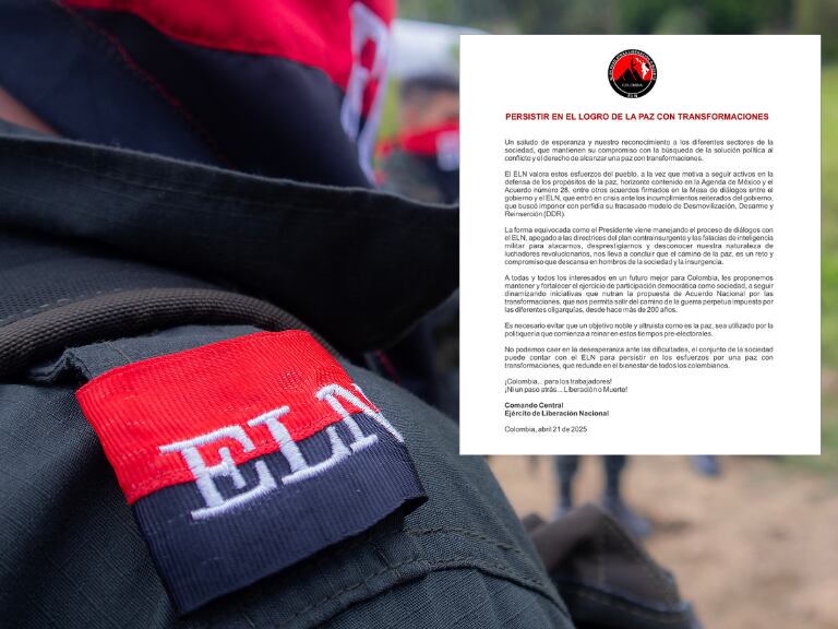 ELN emitió un comunicado afirmando que el gobierno puede contar con la guerrilla en procesos de paz