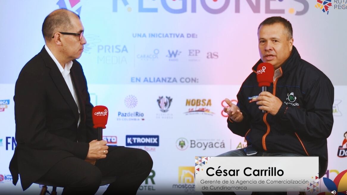 El gerente de la Agencia de Comercialización de Cundinamarca, César Carrillo, compartió para Ruta Regiones las iniciativas para convocar a los jóvenes al campo
