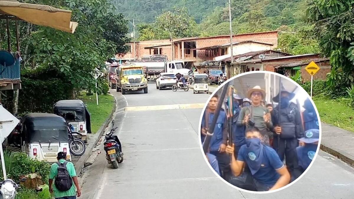 Persiste el bloqueo en la vía Risaralda–Chocó, ya se cumplen siete días de cierre