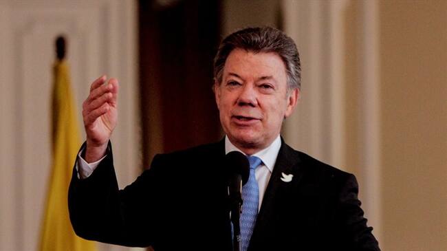 Juan Manuel Santos . Foto: Colprensa - Diego Pineda