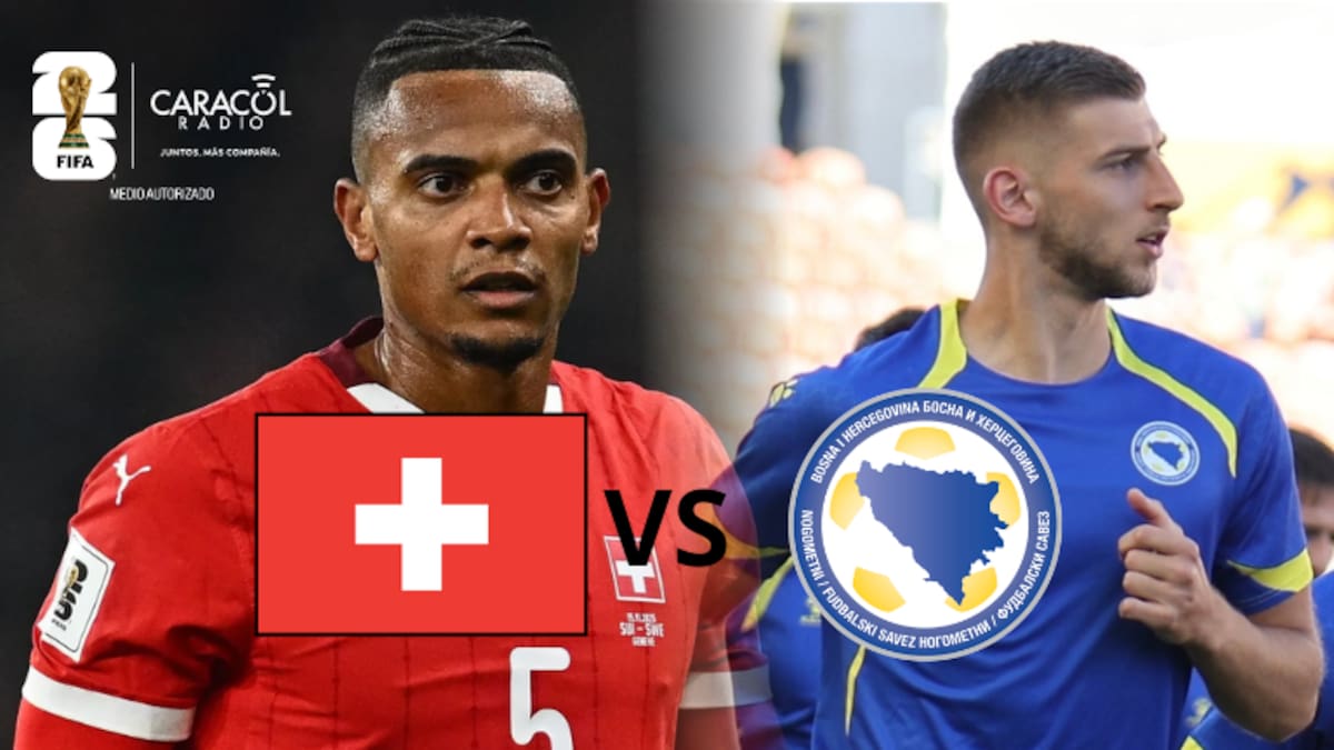 🔴 Suiza vs. Bosnia EN VIVO | Siga la transmisión del partido de la segunda fecha del Grupo B