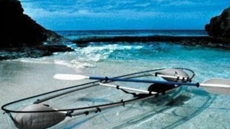 Llegó a San Andrés el kayak transparente, exclusivo para San Andrés y Las Bahamas.