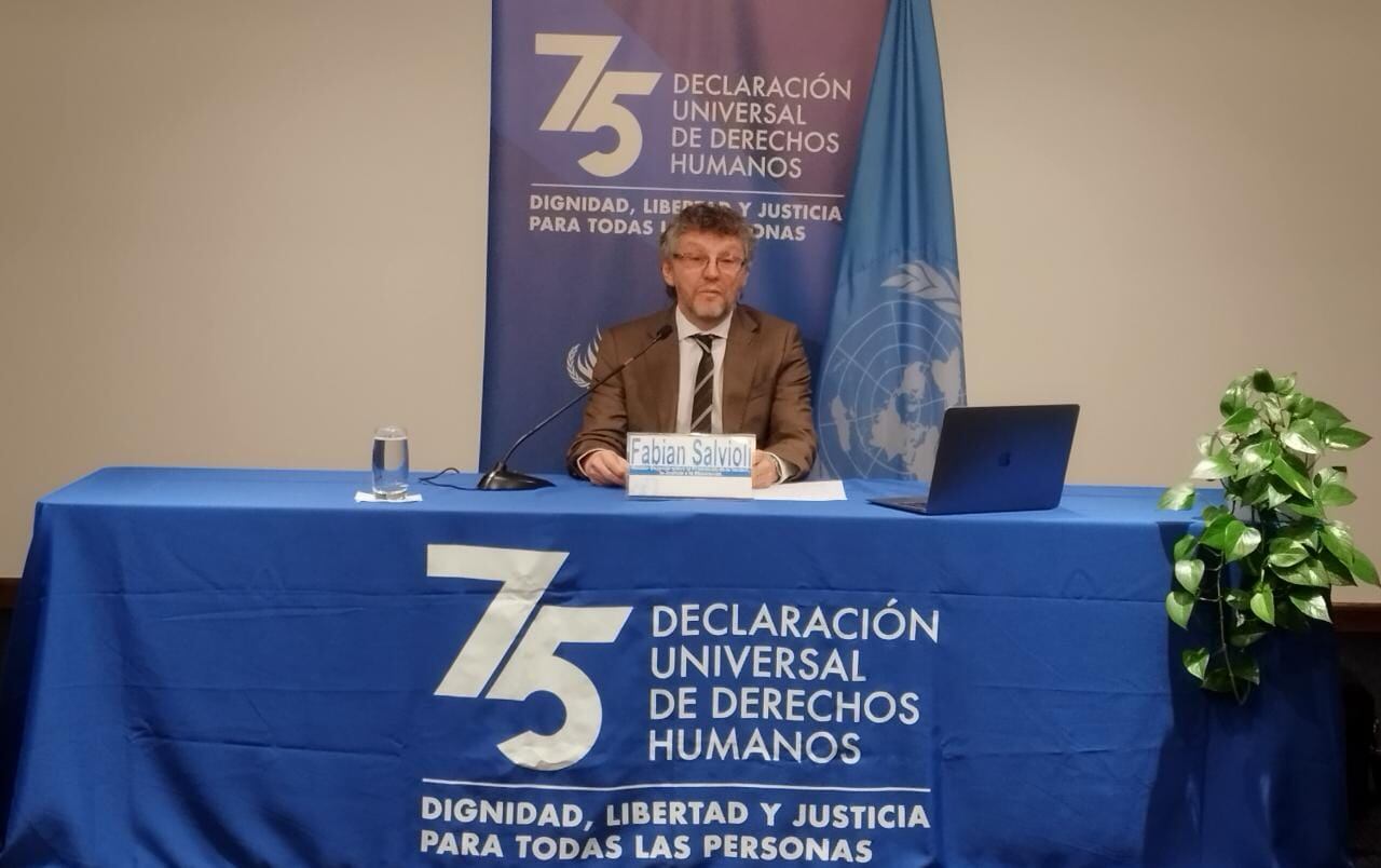 Fabián Salvioli, Relator Especial sobre la promoción de la verdad, la justicia, la reparación y lasgarantías de no repetición sobre su Visita Oficial a Colombia.