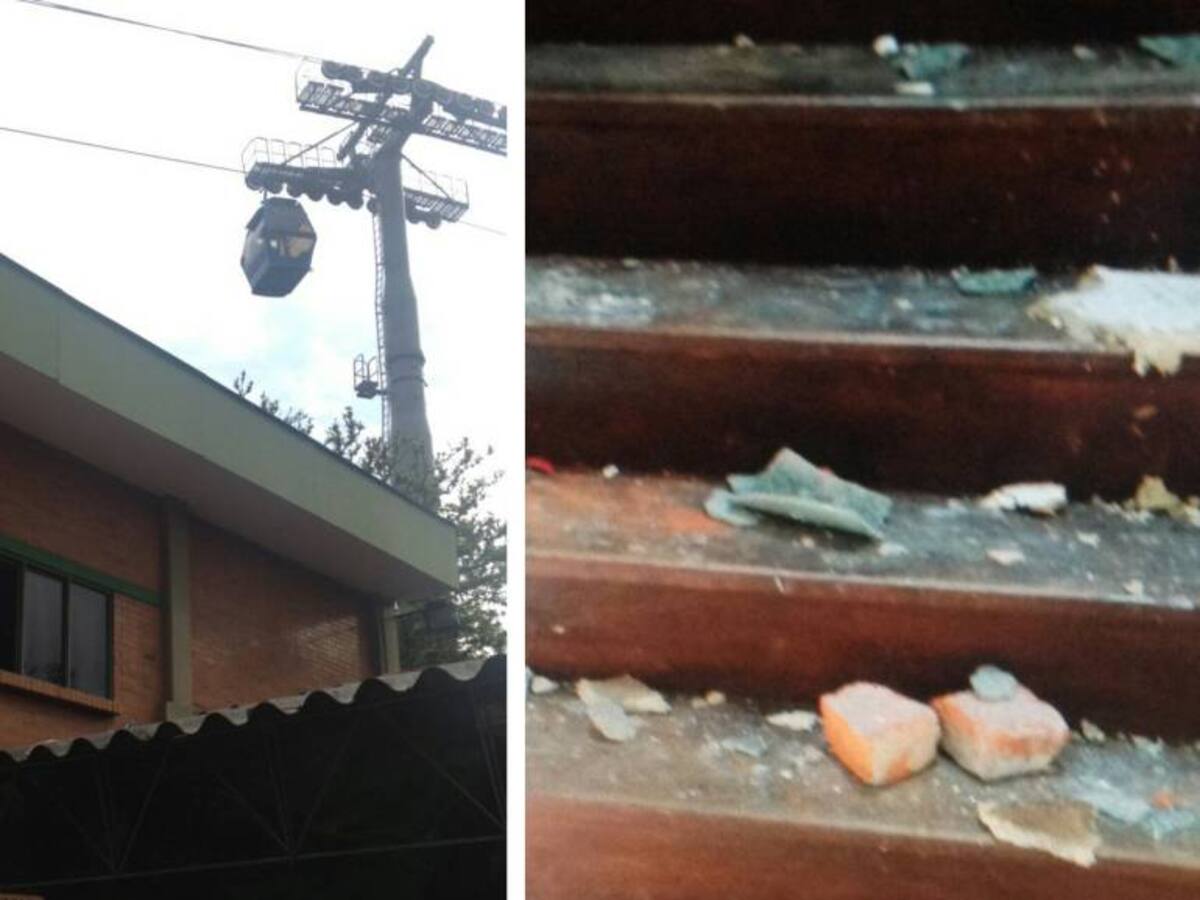 Temor en colegio de Cali por ladrillos lanzados desde MIO Cable