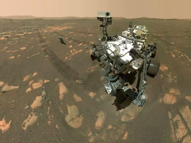Robot Perseverance en Marte