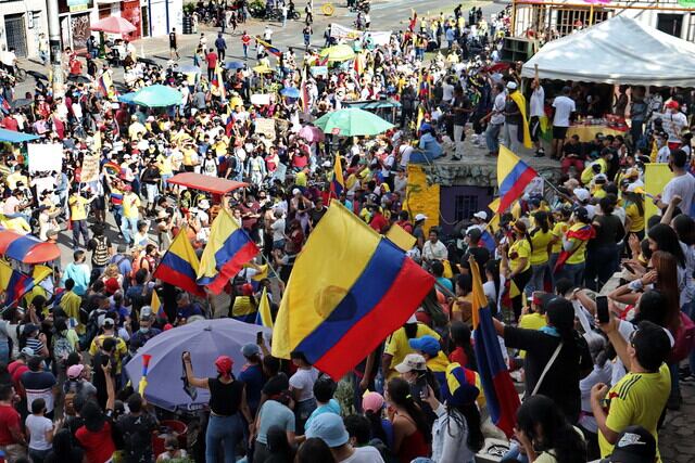 Movilización en Cali / Foto: Colprensa