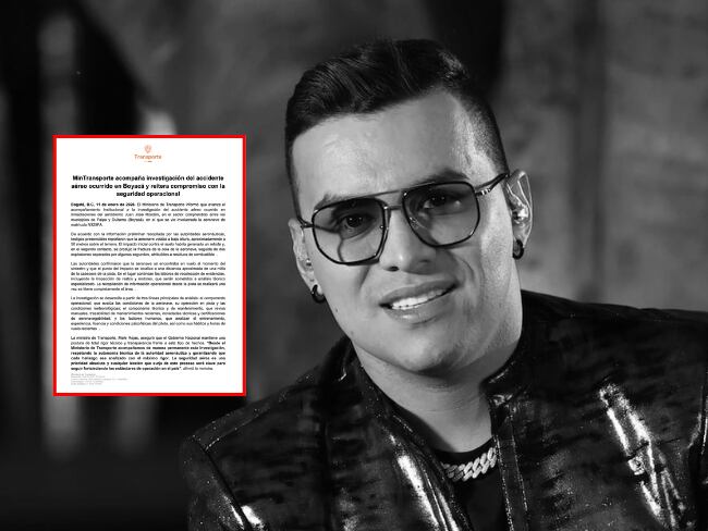 MinTransporte revela primeros detalles del accidente aéreo que causó la muerte de Yeison Jiménez // Caracol Radio