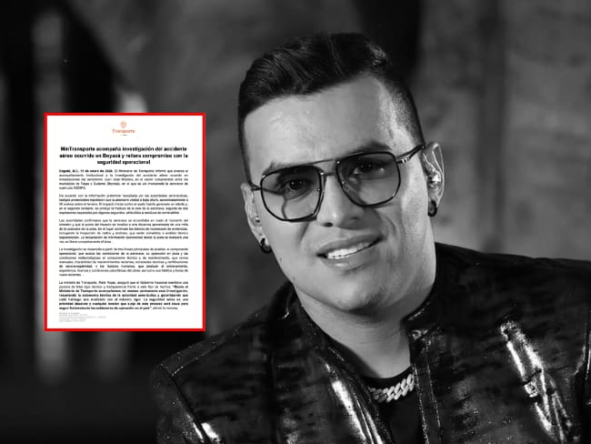 MinTransporte revela primeros detalles del accidente aéreo que causó la muerte de Yeison Jiménez // Caracol Radio