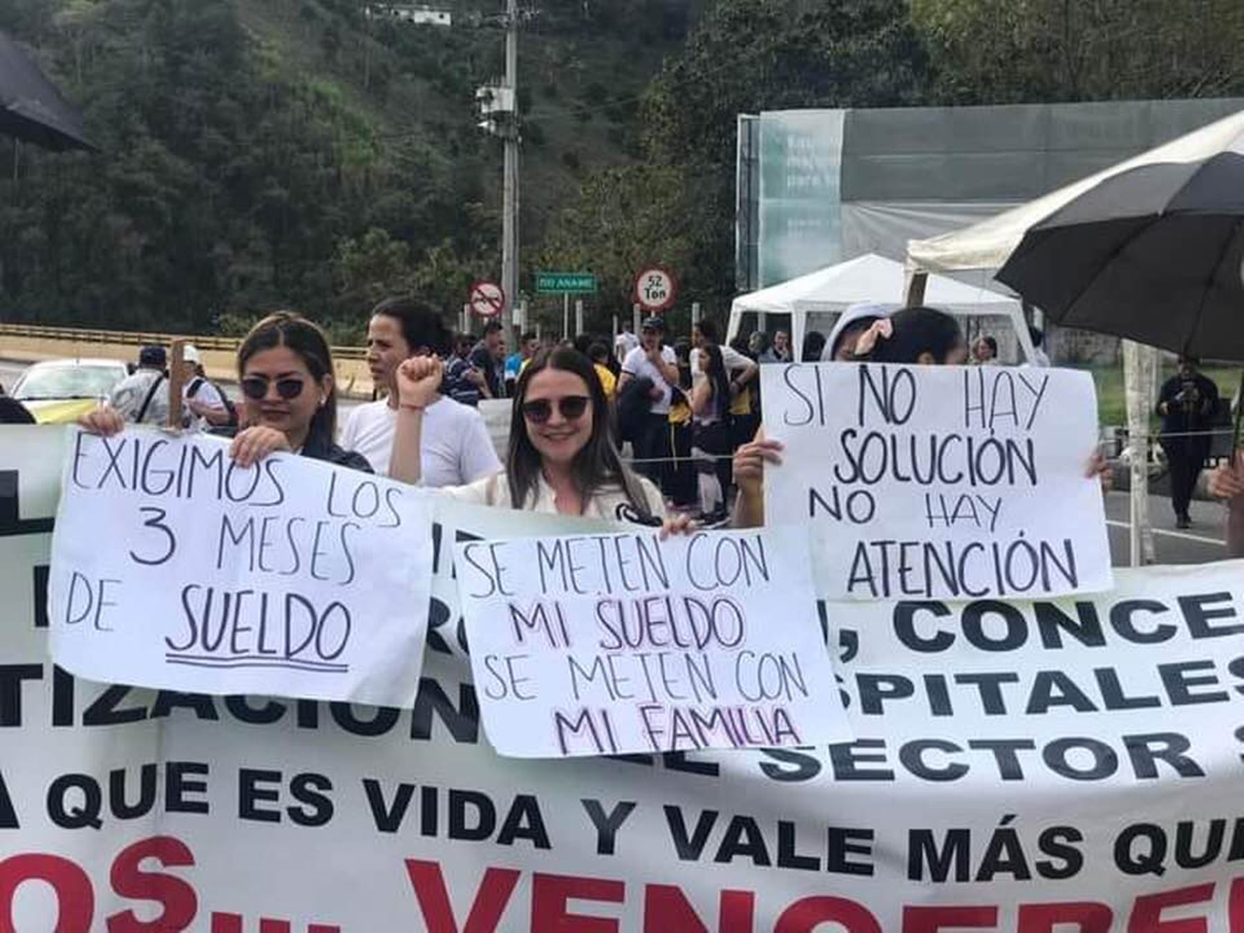 Trabajadores del hospital de Cajamarca, Tolima
