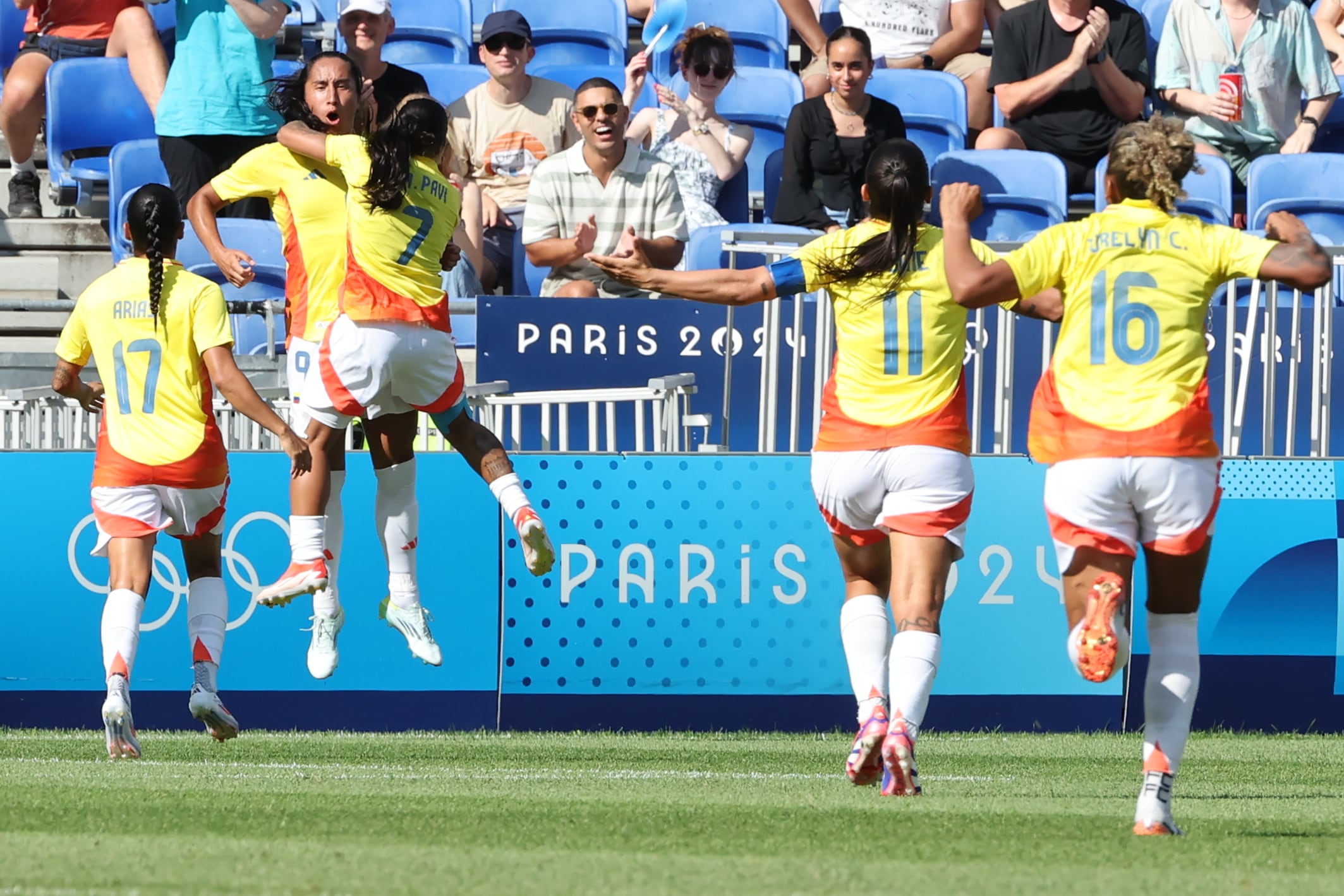 Selección Colombia Femenina en los Olimpicos de Paris (Francia). EFE/ Kiko Huesca