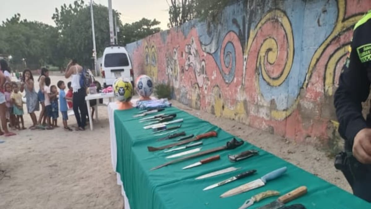 Jóvenes de Santa Marta se desarmaron y ahora le apuestan a la paz junto a la Policía