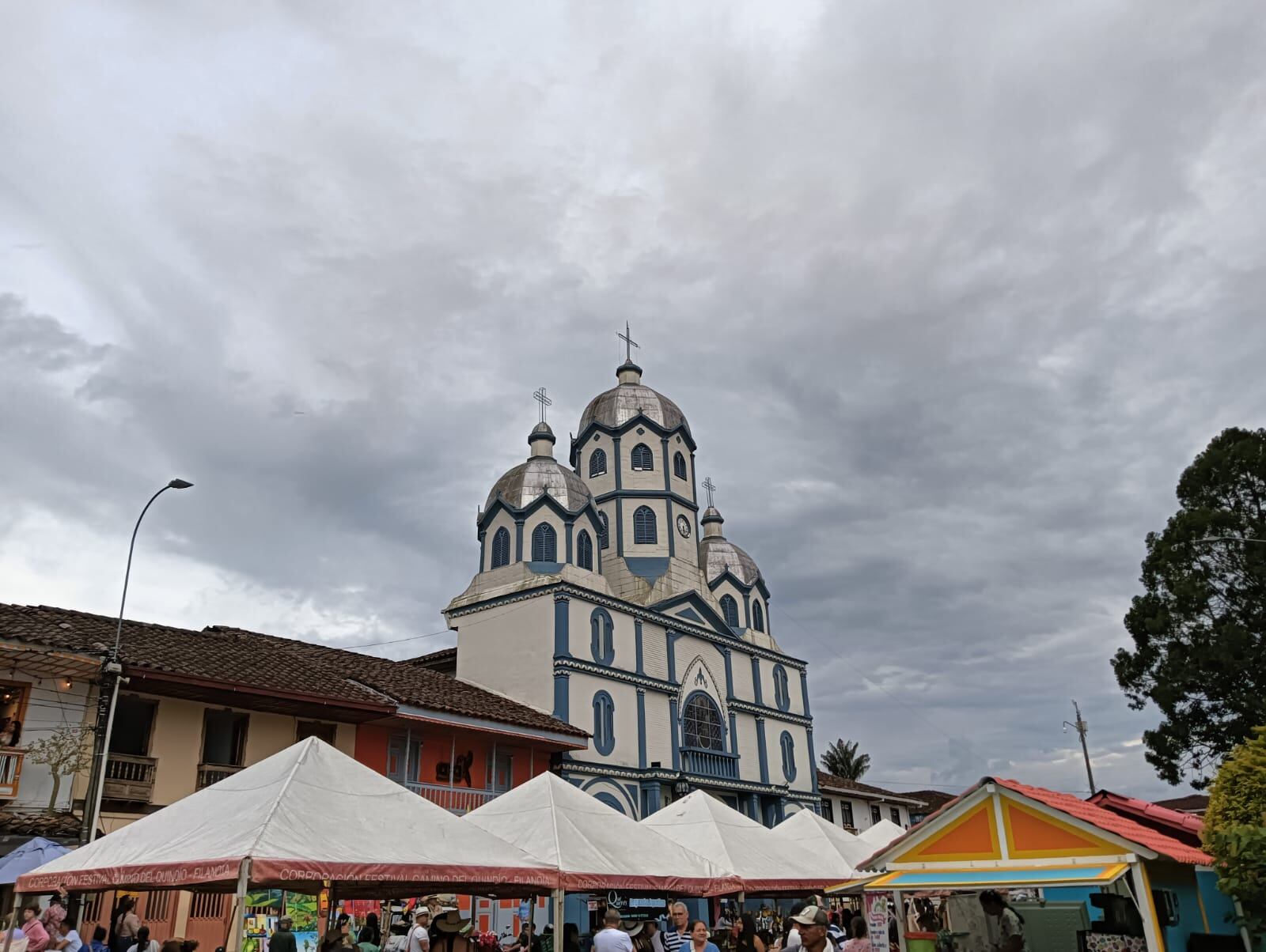 Parroquia Inmaculada Concepción del municipio de Filandia, Quindío. Foto: Adrián Trejos