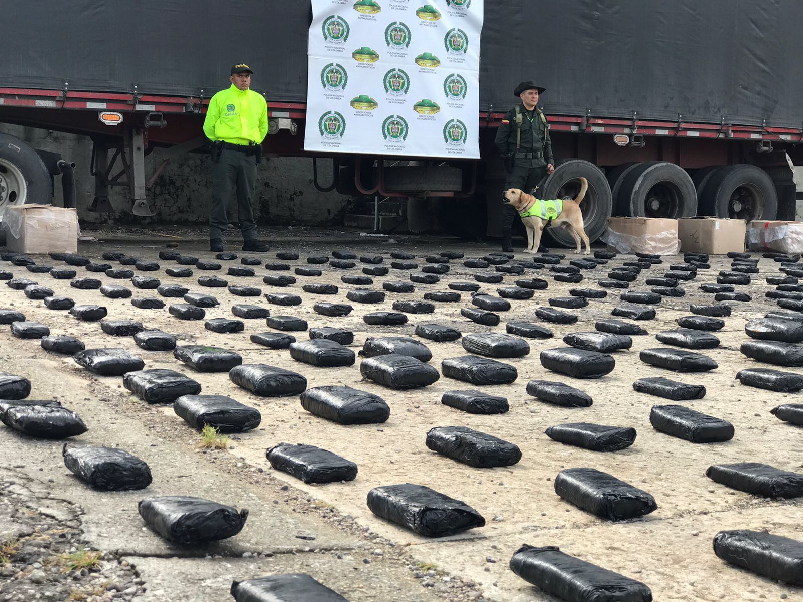 Decomisan una tonelada de marihuana en la vía a Barrancabermeja