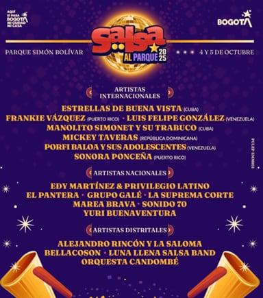 SALSA AL PARQUE 2026 CREDITO IDARTES