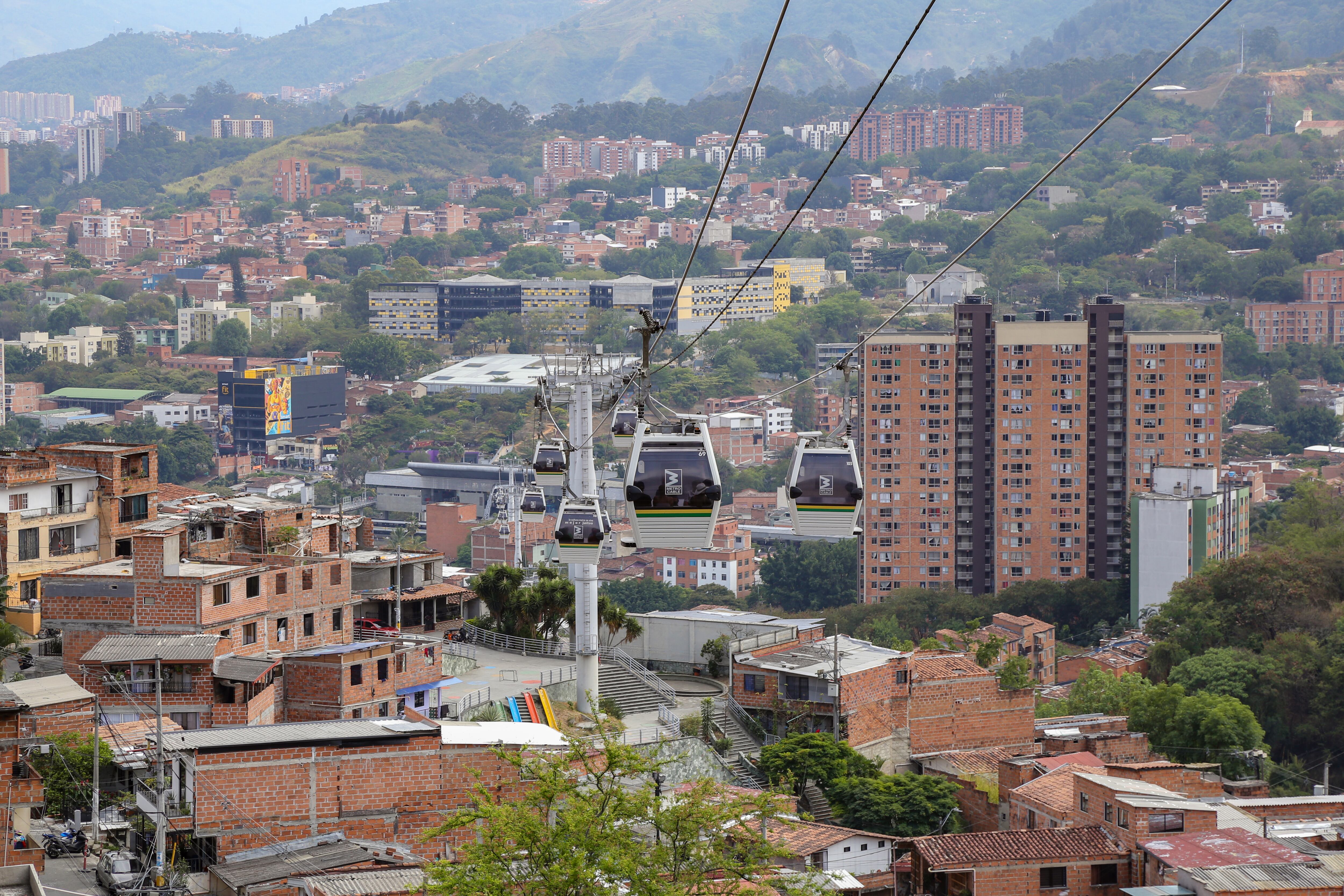 Metrocable Juan XXIII de Medellín. Foto: cortesía Metro de Medellín.